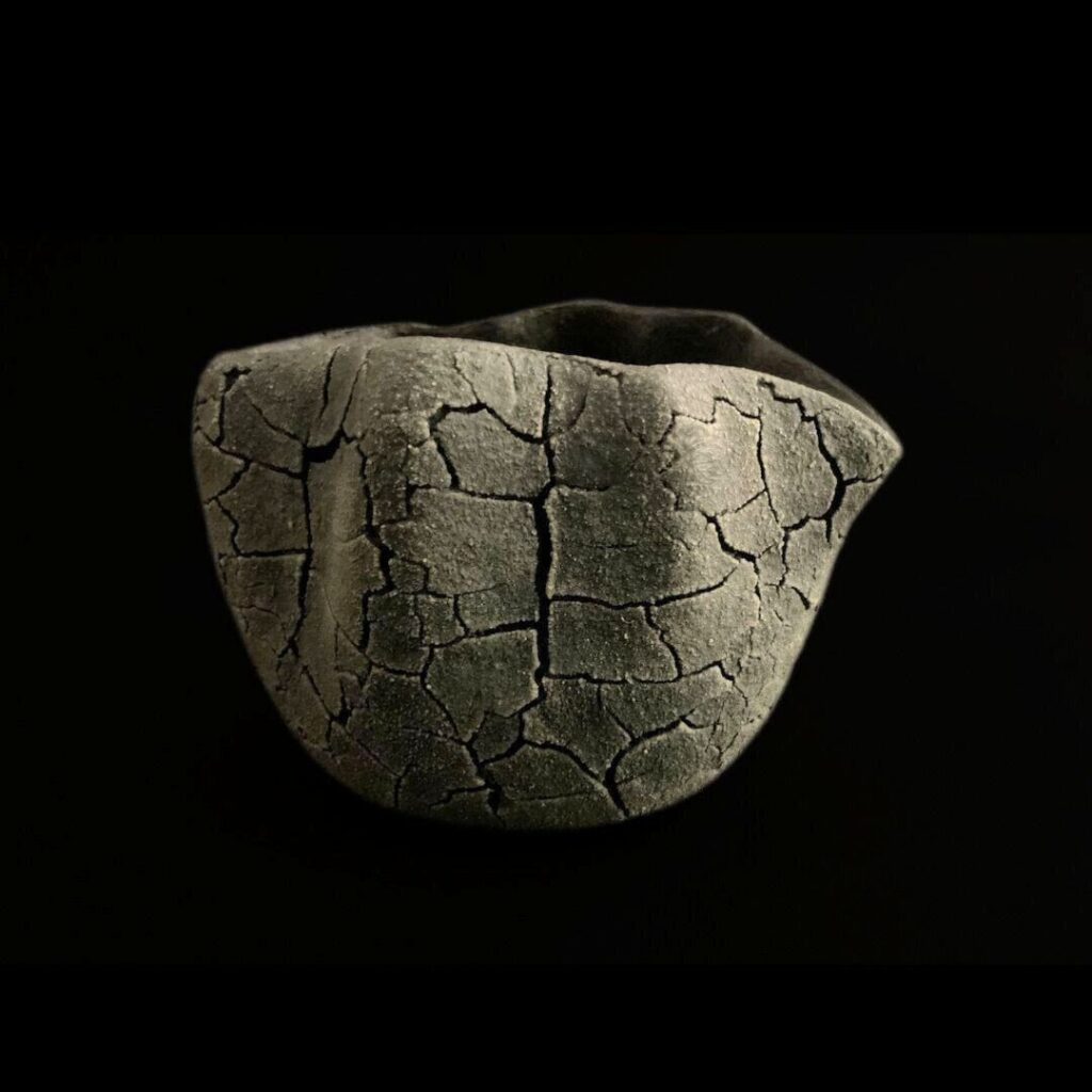 唯一無二の漆器.片口酒器.にごり酒.art pieceの漆器.徳利.お猪口.焔土漆器.zrak.陶器